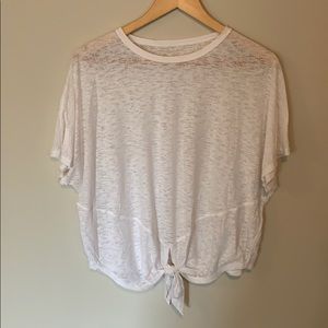 Lululemon t-shirt with tie